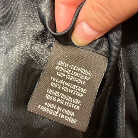 Badgley Mischka Women's Chocolate Genuine Leather Jacket Size 3X - Picture 7 of 9